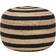 vidaXL 248075 Black Stripe Pouf 30cm