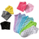 Shein 10 Pairs of Short Socks for Kids: Candy Colors, Lace Bow, Heart Pattern, Striped, Soft, Comfortable, Casual, All-Match, Student Ankle Socks - Suitable for Daily Use, Random Mixed Colors