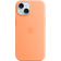Apple Silicone Case with MagSafe for iPhone 15 Orange Sorbet
