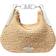 Michael Kors Kendall Small Straw Shoulder Bag - Nat/Opticwht