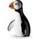 Kay Bojesen Puffin Black/White Prydnadsfigur 30cm