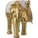 Alexandra House Living Elephant Golden/Silver Prydnadsfigur 20cm