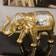 Alexandra House Living Elephant Golden/Silver Figurine 20cm
