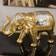 Alexandra House Living Elephant Golden/Silver Prydnadsfigur 20cm