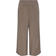 Pieces Vinsty Hair Blend Culotte Pants - Fossil