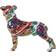 Alexandra House Living Dog Multicolour Dekorationsfigur 26cm