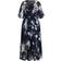 City Chic Sylvie Maxi Dress Plus Size - Navy