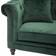 Venture Design Velvet Green Sofa 217cm 3-Sitzer