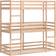 vidaXL Triple Køjeseng 97.5x205.5cm
