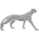 Alexandra House Living Panther Silver Figurine 20cm