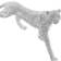 Alexandra House Living Panther Silver Dekorationsfigur 20cm