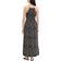 Tom Tailor Women's Halter Neck Dress - Black Flower Minimal Print