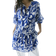 H&M Dress - Blue/White Patterned