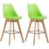 CLP Metz Pale green Taburete de bar 112cm 2pcs