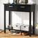 Costway Retro Black Console Table 35x80cm