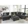 Signature Design by Ashley Ballinasloe Black/Gray Sofa 143" 3pcs 5 Seater