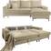 Luma-home Recamiere Beige/Grey Sofa 240cm 3-Sitzer