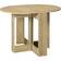 Homcom Space-Saving Drop Leaf Oak Dining Table 76x104cm