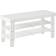 Roundhill Furniture Pina Quality White Storage Bench 34x18"