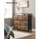 Songmics LTS137B01 Rustic Brown/Ink Black Byrå 28.5x85cm