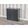 URBN Living Bedroom Chest Cabinet Black Chest of Drawer 75x73cm