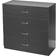 URBN Living Bedroom Chest Cabinet Black Chest of Drawer 75x73cm