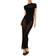 Saks Fifth Avenue Sheer Mesh T-shirt Maxi Dress - Black