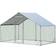 Costway Spire Shaped Chicken Run Coop with Waterproof and Sun Protective Cover Large