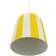 DYBERG LARSEN Gry Gul/Hvid Pendel ∅ 20cm