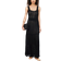 ME+EM Fine Pointelle Knit Maxi Dress - Black