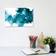 Ivy Bronx Emerge I White/Blue Wall Decor 30.5x20.3cm