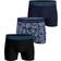 Björn Borg Cotton Stretch Boxers 3 Pack - Blauw/Blauw
