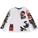 GWD Kid's Sticker Long Sleeve T-shirt - White