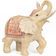 Romimex Resin Elephant Beige/Multilcolour Dekorationsfigur