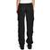 Women's Juniors High Rise Skater Cargo Pants - Black