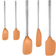 Tovolo Flex-Core Stainless Steel Handled Apricot Espátula 5pcs