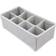 Trixes Storage Organisers Grey Wardrobe 29.5x10cm