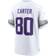 Nike Cris Carter Minnesota Vikings White Alternate Retired Player Game Jersey