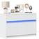 vidaXL 852180 White TV-bänk 91x61cm