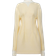 JW Anderson Textured Long Sleeve Hourglass Dress - Pale Yellow