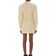 JW Anderson Textured Long Sleeve Hourglass Dress - Pale Yellow