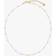 Orelia Stationed Chain Necklace - Gold/Pearls