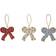 OYOY Bow Hanger Cherry Red/Off-White/Blue Juletrepynt 9cm 3st