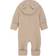 Huttelihut Pram Suit Ears Wool Fleece - Camel Melange