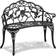 VEVOR Outdoor 40" Metal Patio Porch Garden Bench