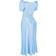 House of CB Rafaela Pure Silk & Lace Dress - Soft Blue