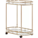 iNSPIRE Q Bartram Champagne Gold Trolley Table 14x28"