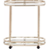 iNSPIRE Q Bartram Champagne Gold Trolley Table 14x28"