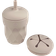 Najell Silicone Cup with Straw & Snack Lid
