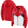 Wear by Erin Andrews St. Louis Cardinals Color Block Full-Zip Hoodie